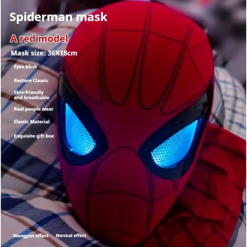 SpiderVision Mask – Movable Eye Spider-Man Helmet