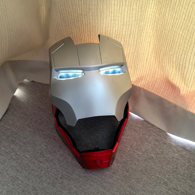 1:1 LED Iron Man Cosplay Mask