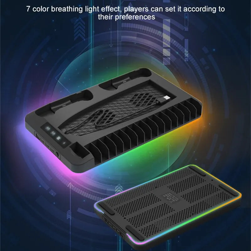 PSCool Pro – RGB Cooling Station for PS5