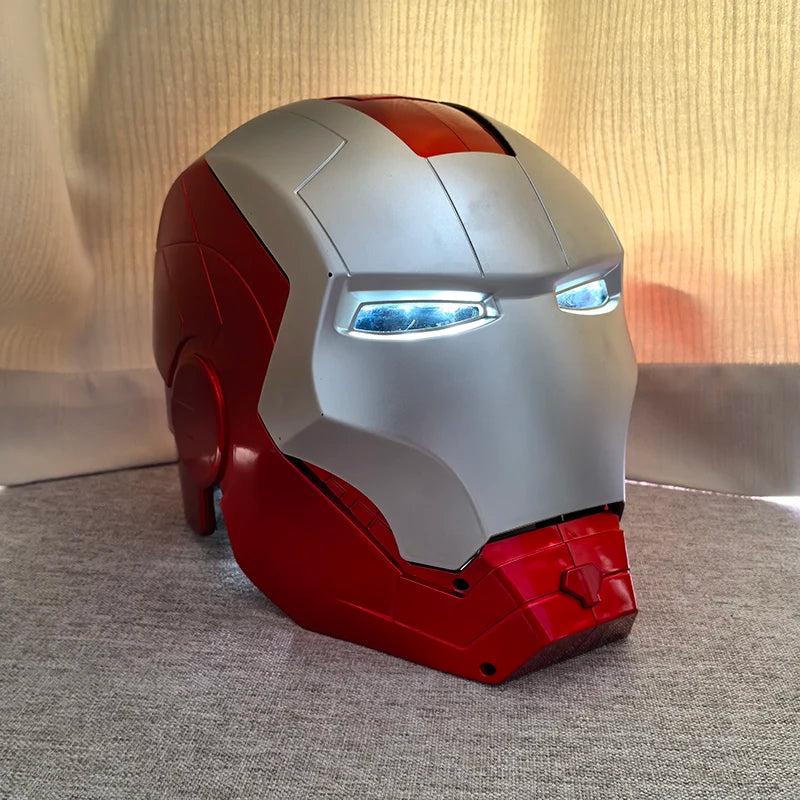 1:1 LED Iron Man Cosplay Mask