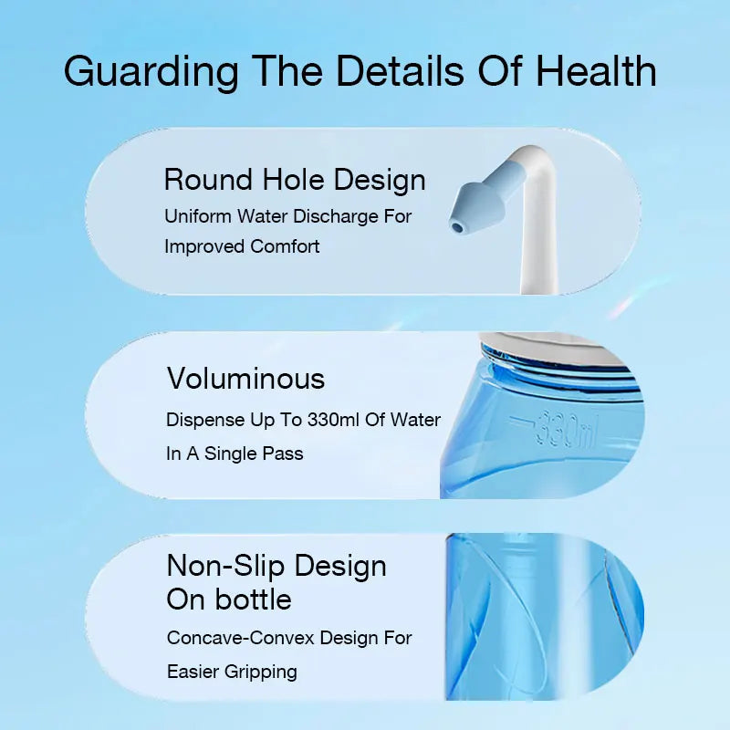 BreatheEase 300 – Nasal Rinse Bottle