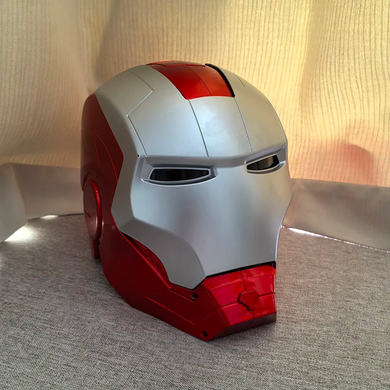 1:1 LED Iron Man Cosplay Mask