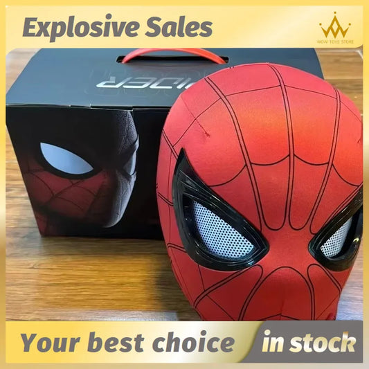 SpiderVision Mask – Movable Eye Spider-Man Helmet