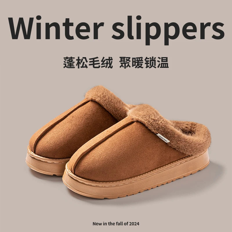 CozyStep Luxe – Fluffy Winter Slippers