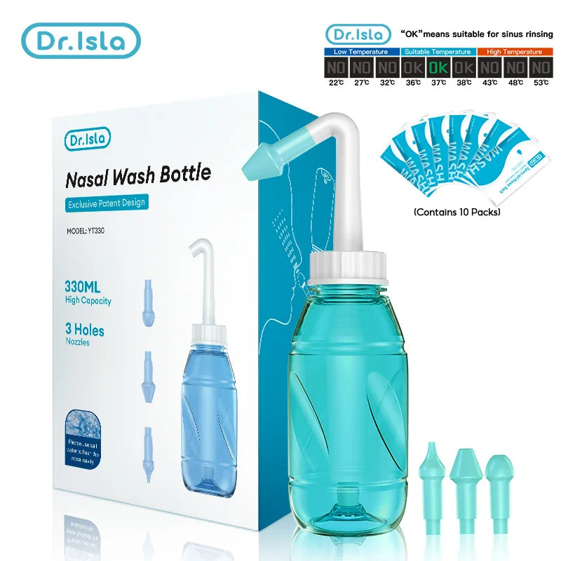 BreatheEase 300 – Nasal Rinse Bottle
