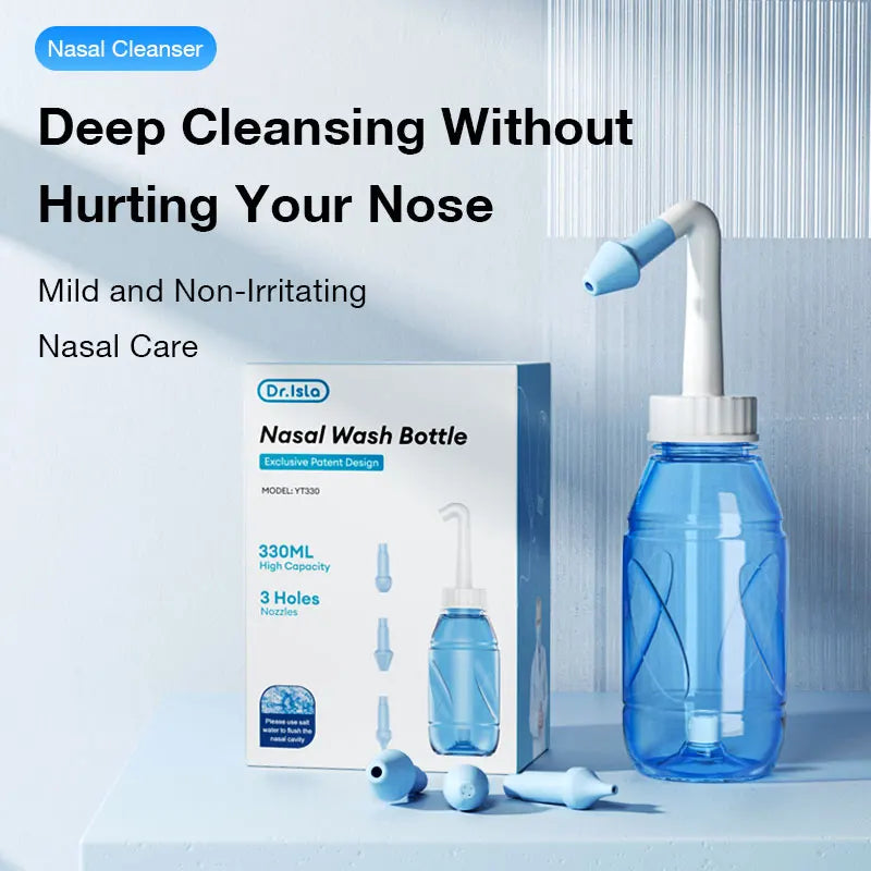 BreatheEase 300 – Nasal Rinse Bottle