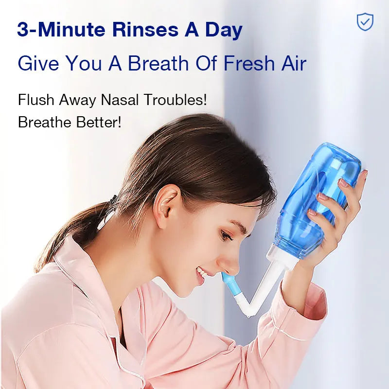BreatheEase 300 – Nasal Rinse Bottle