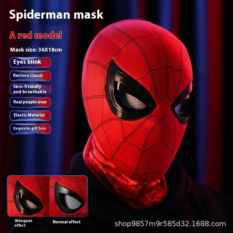SpiderVision Mask – Movable Eye Spider-Man Helmet