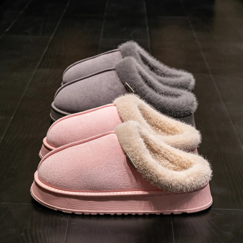 CozyStep Luxe – Fluffy Winter Slippers
