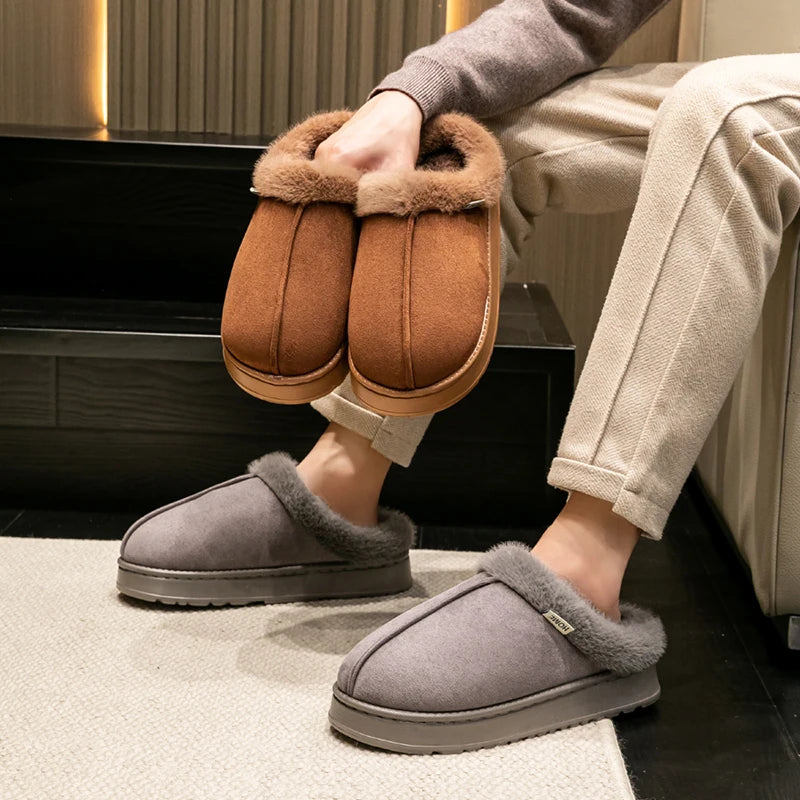 CozyStep Luxe – Fluffy Winter Slippers