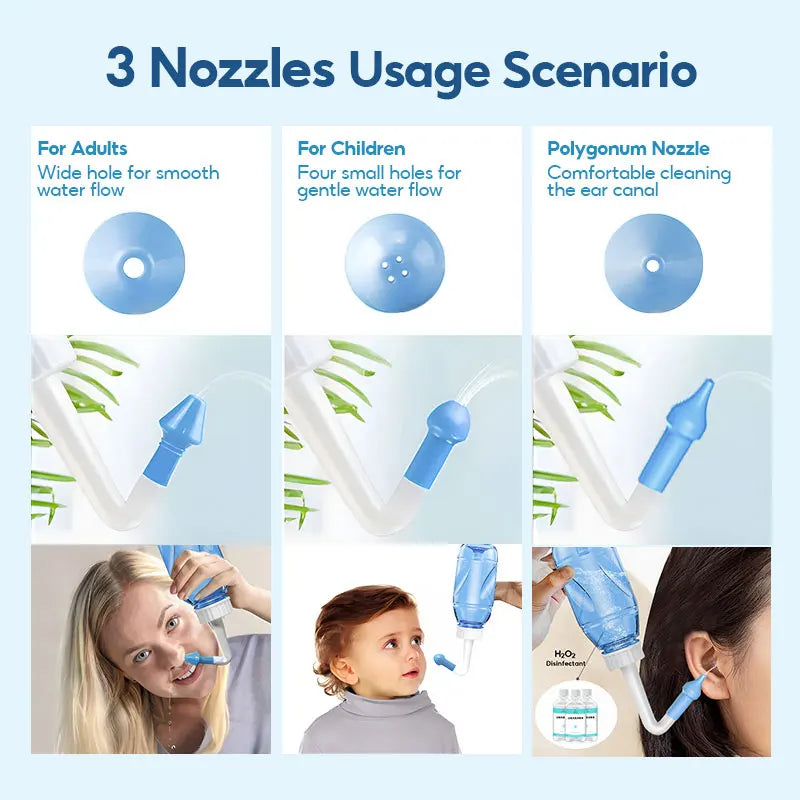 BreatheEase 300 – Nasal Rinse Bottle