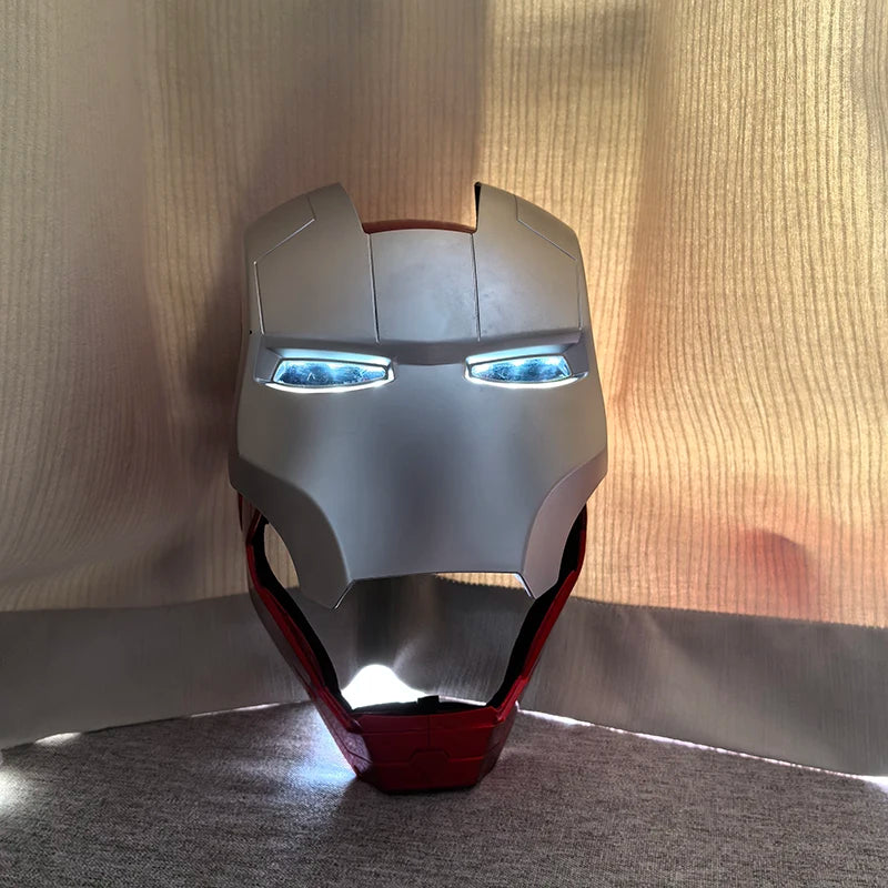 1:1 LED Iron Man Cosplay Mask