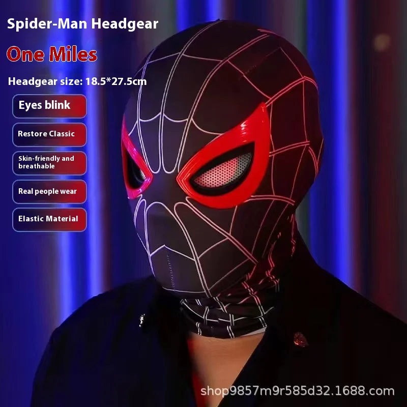 SpiderVision Mask – Movable Eye Spider-Man Helmet