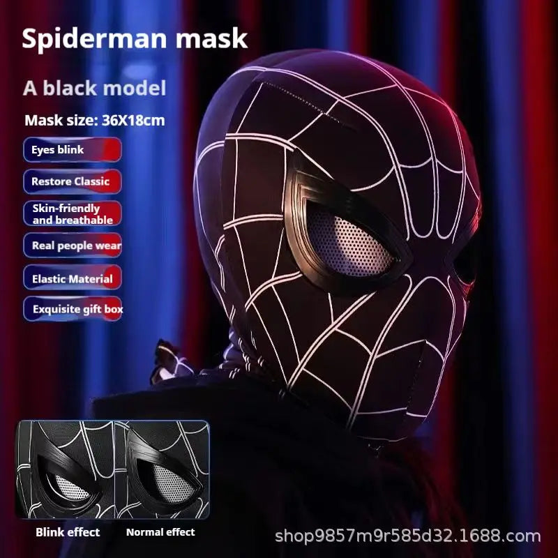 SpiderVision Mask – Movable Eye Spider-Man Helmet