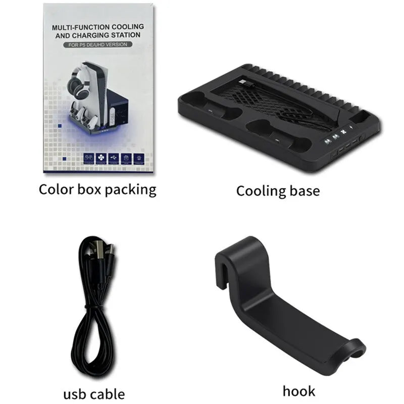 PSCool Pro – RGB Cooling Station for PS5